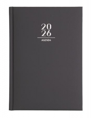 Naptár, tervező, A5, napi, VICTORIA OFFICE "Next", szürke (2026 évi)