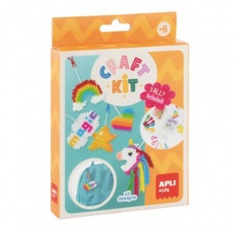 Kulcstartó készítő készlet, APLI Kids "Craft Kit"