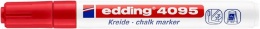Krétamarker, 2-3 mm, kúpos, EDDING "4095", piros